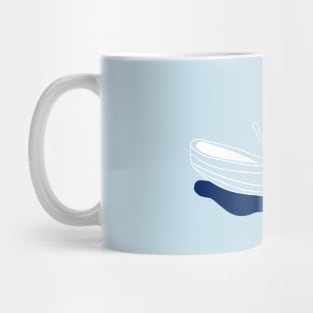 girl in a boat. Mug